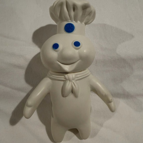 The Pillsbury Company Other - 1971 Vintage Pillsbury Doughboy White Vinyl Figure with Blue Details